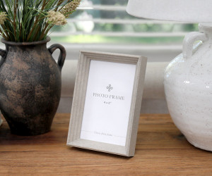 Sandstone Ridged Photo Frame 4x6
