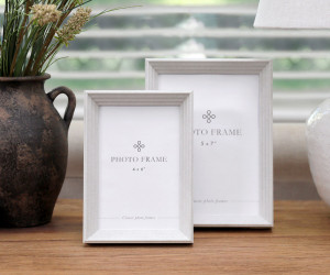 Limestone Ridged Photo Frame 5x7