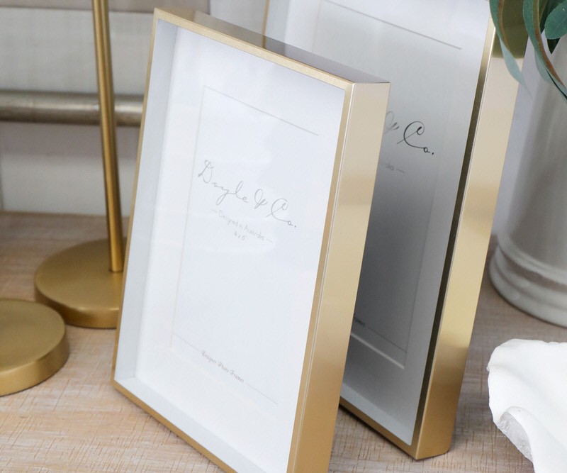 Lexington Satin Gold Photo Frame - 4x6