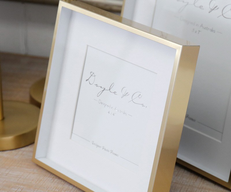 Lexington Satin Gold Photo Frame - 4x4