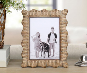 Penfold Rattan Wave Photo Frame 5x7