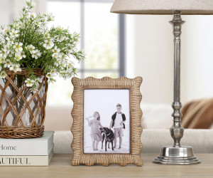 Penfold Rattan Wave Photo Frame 5x7