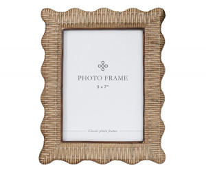 Penfold Rattan Wave Photo Frame 5x7