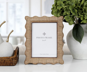 Penfold Rattan Wave Photo Frame 5x7