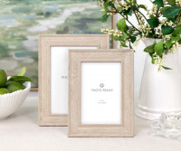 Seaforth Natural Weave Photo Frame - 5x7 inch