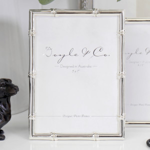 Luxe Silver Bamboo Photo Frame - 5x7