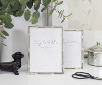 Luxe Silver Bamboo Photo Frame - 5x7