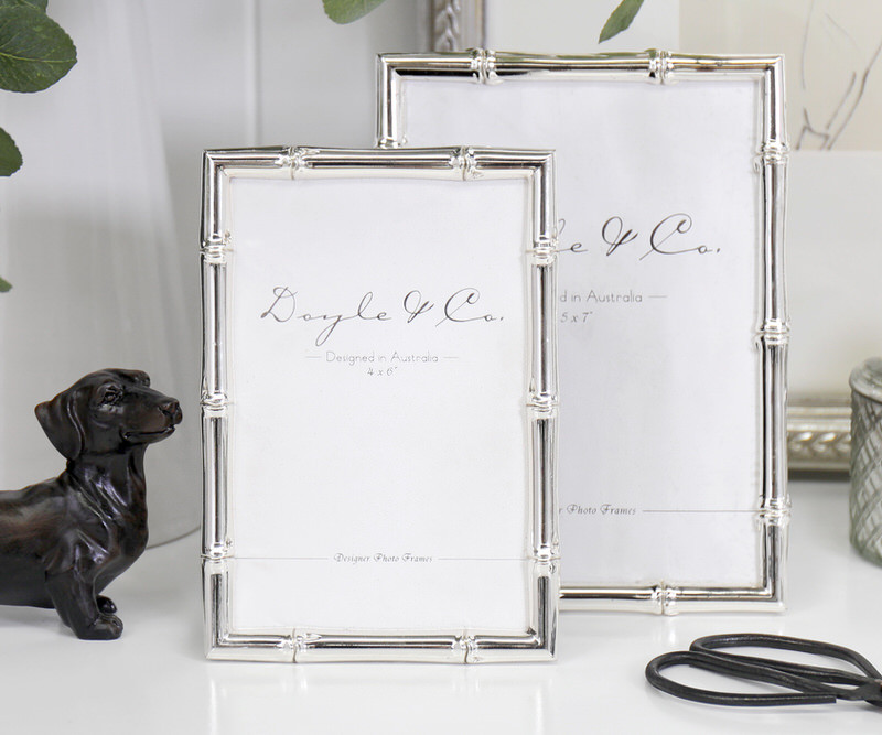 Luxe Silver Bamboo Photo Frame - 6x4