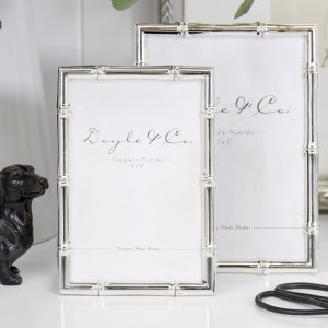 Luxe Silver Bamboo Photo Frame - 6x4