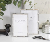 Luxe Silver Bamboo Photo Frame - 6x4