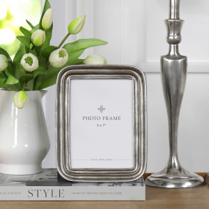 Esther Antique Silver Photo Frame 5x7"