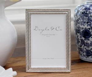 Palladino Silver Rope Photo Frame 4x6
