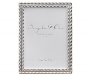 Palladino Silver Rope Photo Frame 5x7
