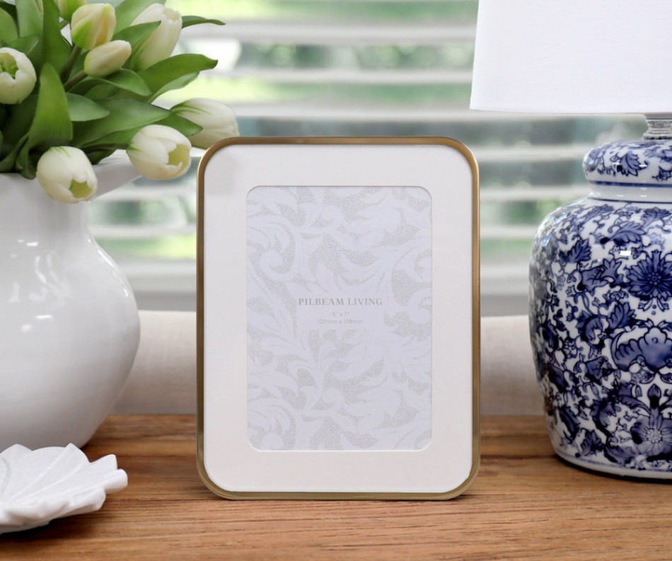 Hepburn Gold Photo Frame 5x7