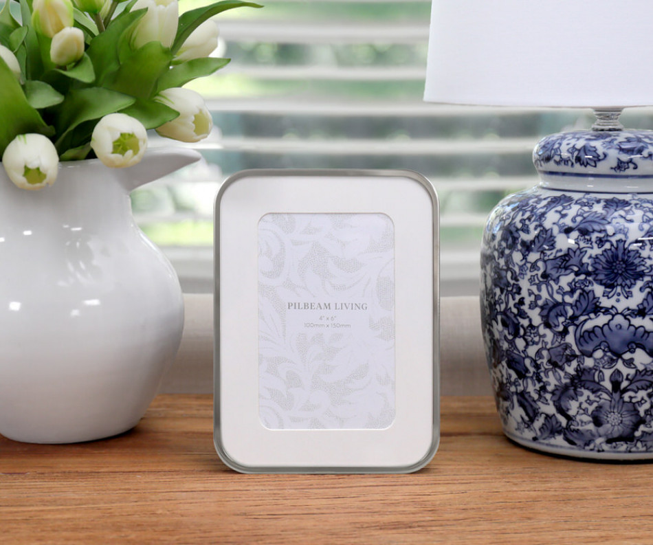 Hepburn Silver Photo Frame 4x6