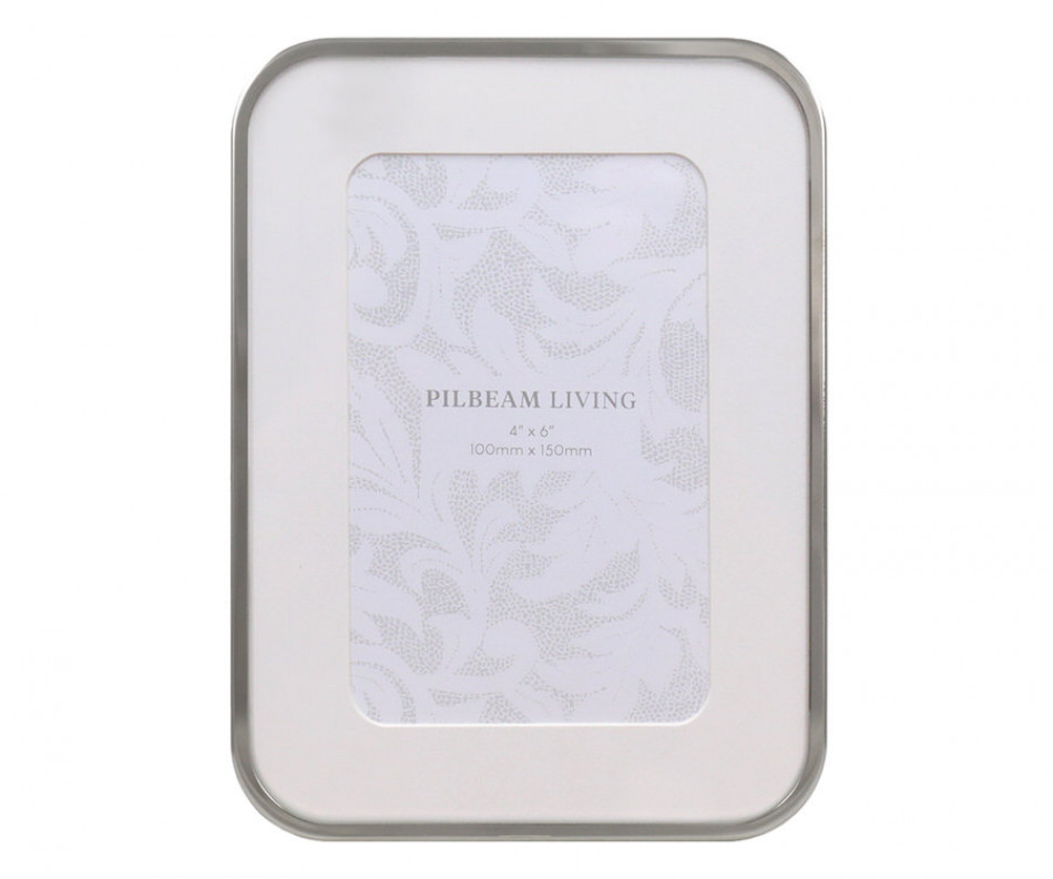 Hepburn Silver Photo Frame 4x6"