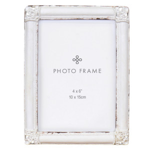 Cappella Vintage White Photo Frame 3.5x5"