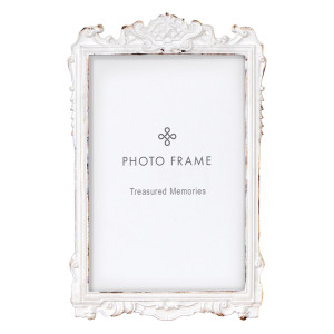Seraphina Vintage White Photo Frame 4x6"