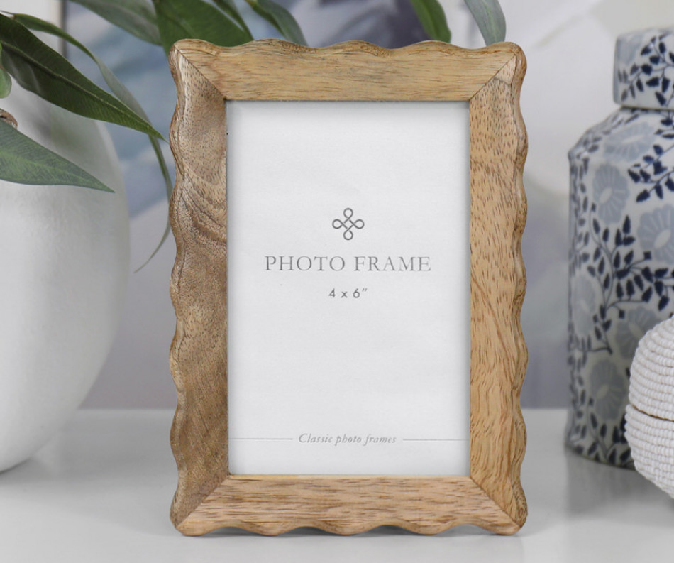 Elena Mango Wood Photo Frame 4x6"