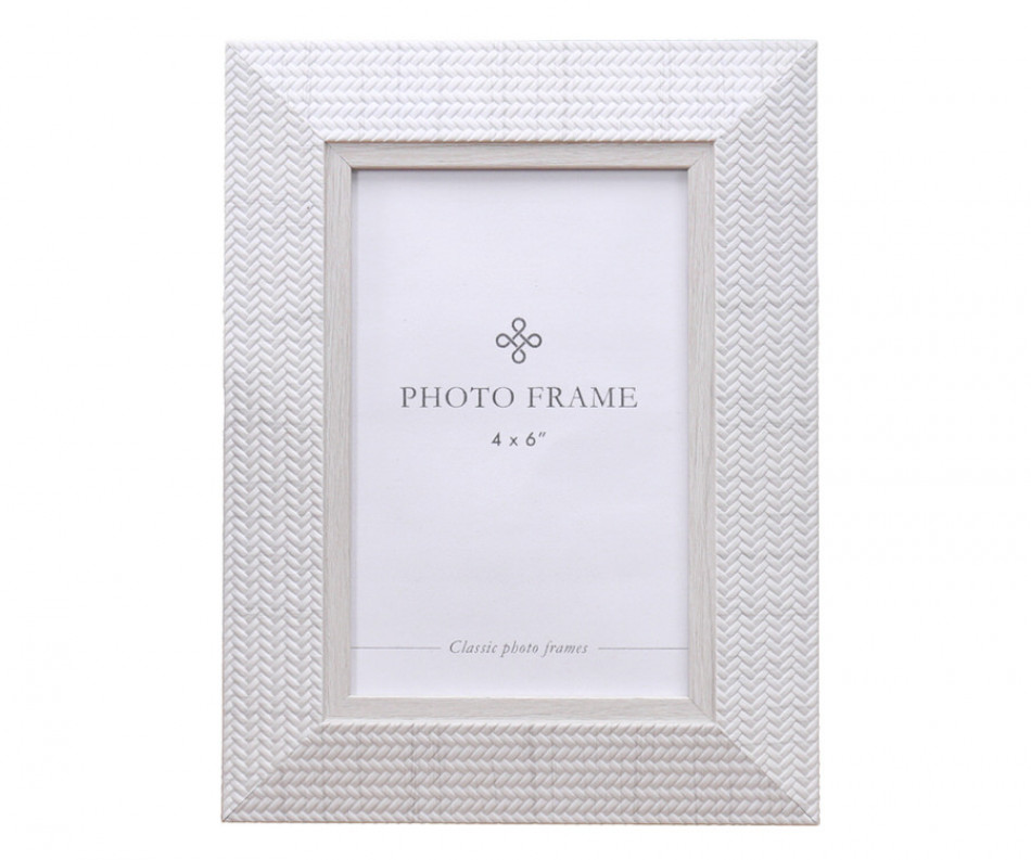 Eastview White Photo Frame 4x6