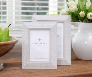 Eastview White Photo Frame 5x7