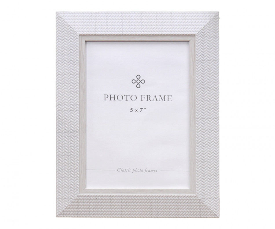 Eastview White Photo Frame 5x7