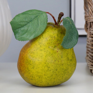 Bartlett Pear with Leaves, shown as a standalone product for clear identification