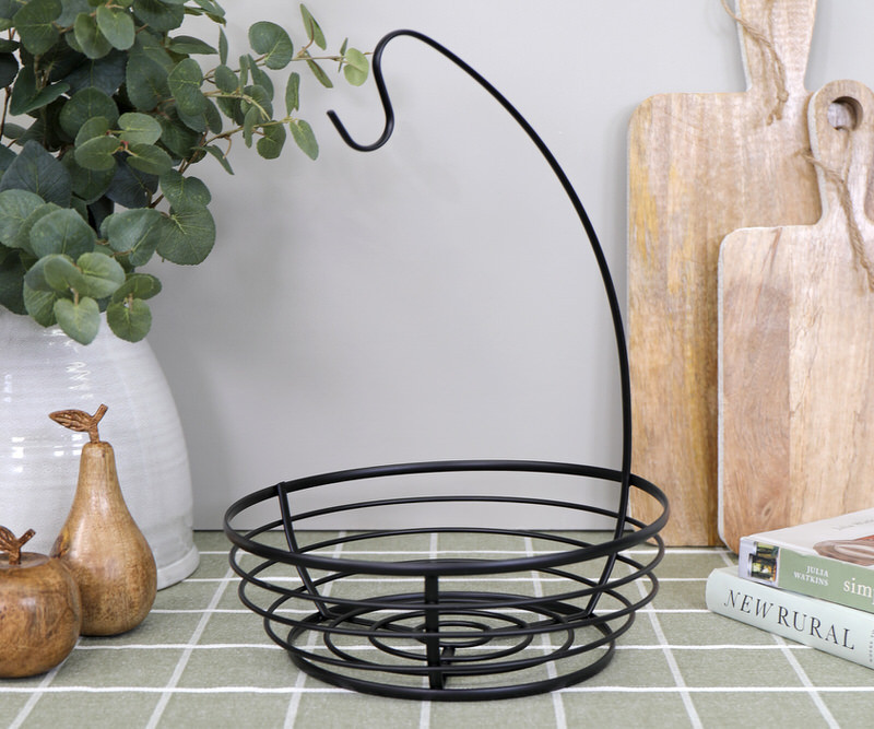 Milford Black Wire Fruit Basket