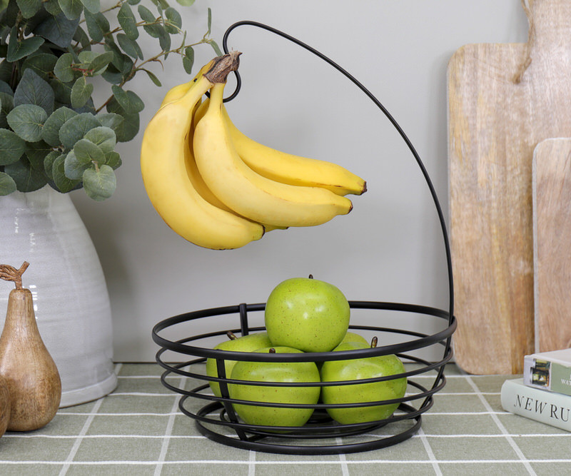 Milford Black Wire Fruit Basket