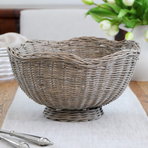 Shaftesbury Rattan Fruit Bowl, decorative tableware