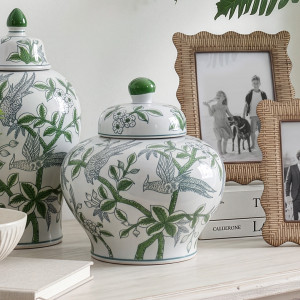 Wide Hawthorn Lane Ginger Jar, highlighting the product's distinctive form and defining design