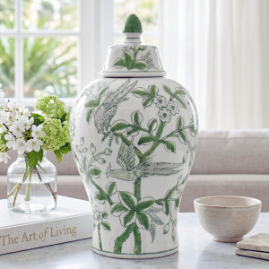Tall Hawthorn Lane Ginger Jar, decorative home accessory