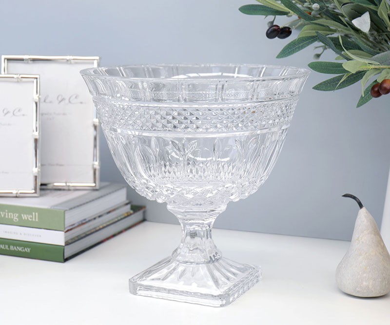 Hanover Cut Glass Bowl on Stand