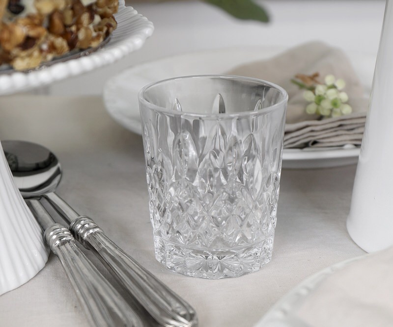 Set 6 Paxton Cut Glass Tumblers