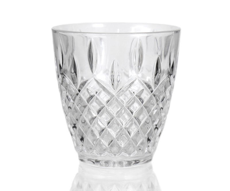 Set 6 Tilbury Cut Glass Tapered Tumblers