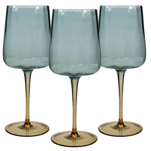 Set 4 Marina Ombre Wine Glasses, a drinkware piece for serving and tabletop use
