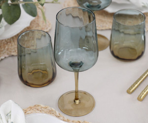 Set 4 Marina Ombre Wine Glasses