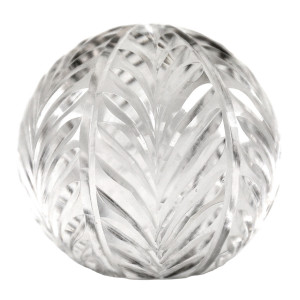 Large Park Lane Wingcut Glass Ball, a drinkware piece designed for serving beverages at the table