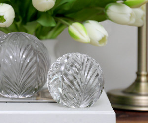 Small Park Lane Wingcut Glass Ball