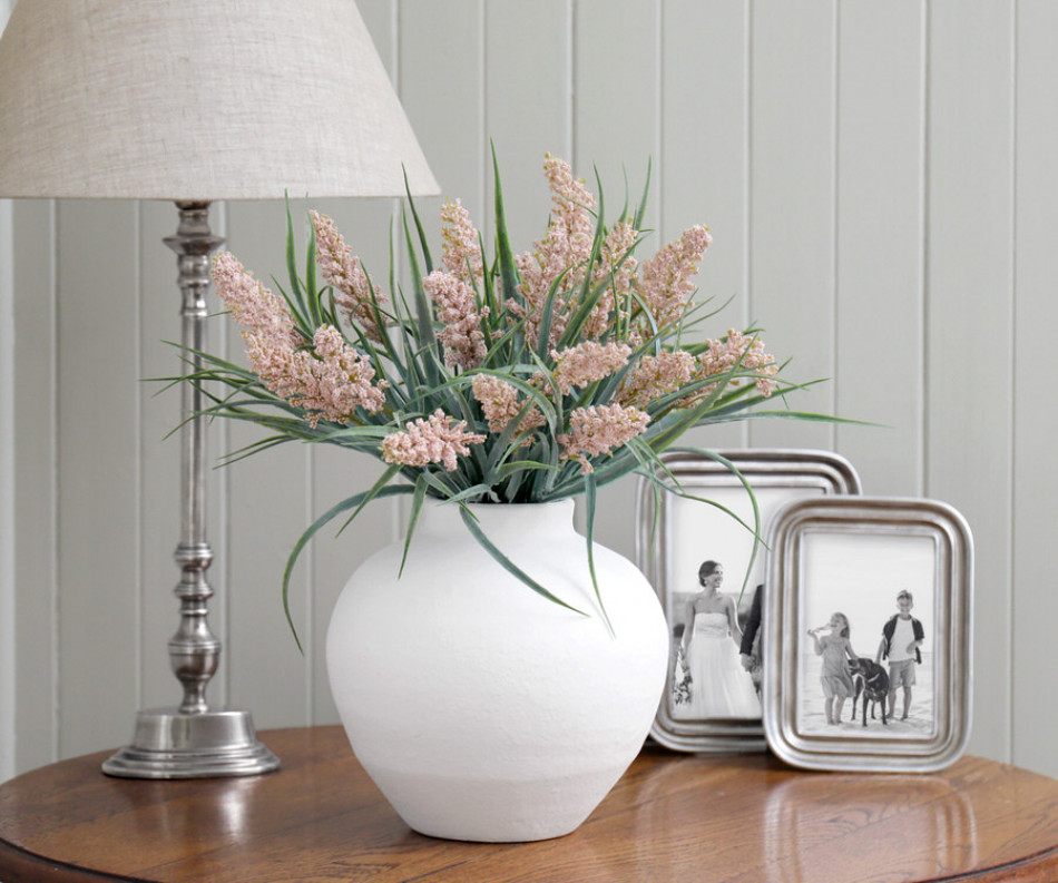 Set 3 Pink Lirabelle Flowering Grass Stems
