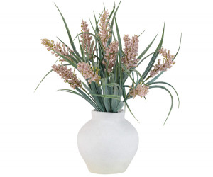 Set 3 Pink Lirabelle Flowering Grass Stems
