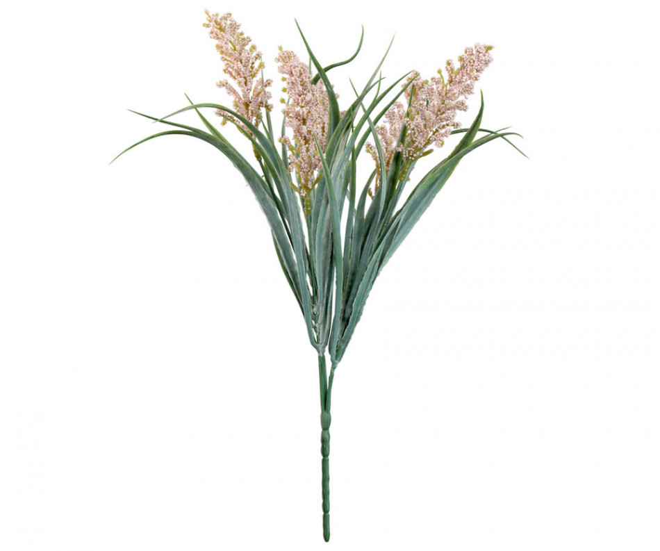 Set 3 Pink Lirabelle Flowering Grass Stems
