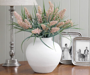 Set 3 Pink Lirabelle Flowering Grass Stems