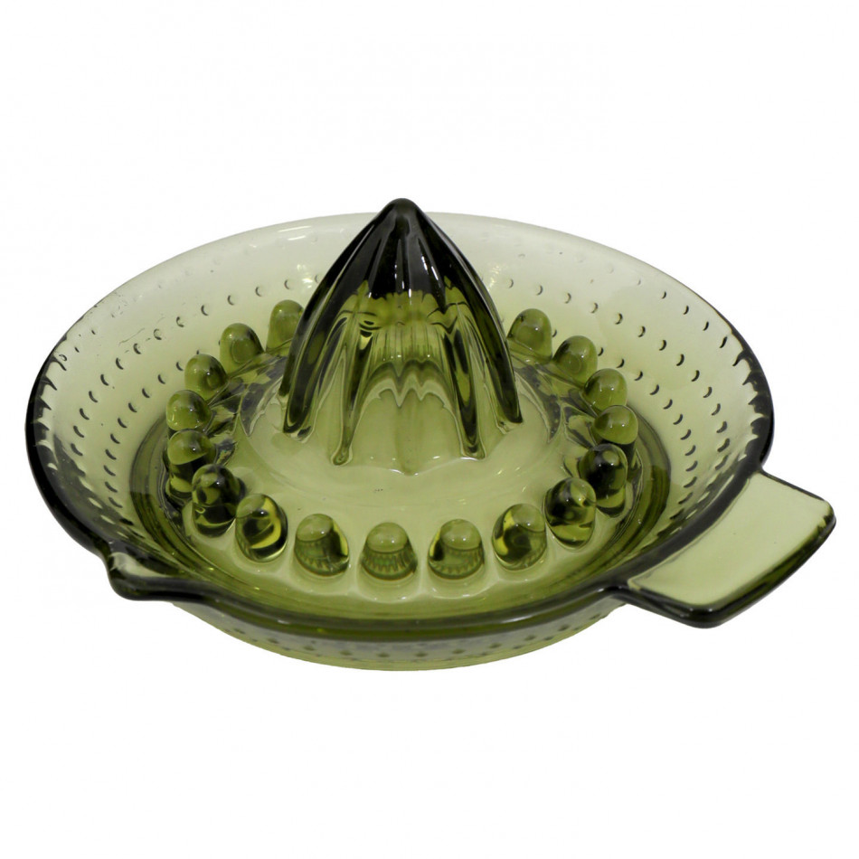 Heritage Green Glass Juicer