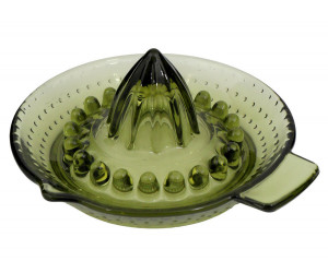 Heritage Green Glass Juicer