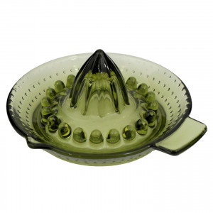 Heritage Green Glass Juicer