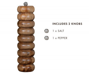 Cromwell Salt & Pepper Grinder - Natural Wood