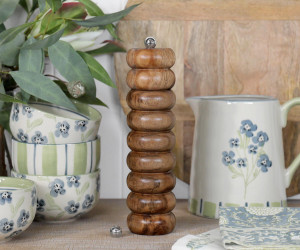 Cromwell Salt & Pepper Grinder - Natural Wood