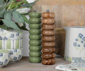 Cromwell Salt & Pepper Grinder - Natural Wood