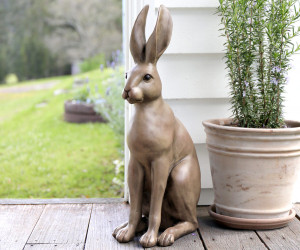 Harold the Hare Sculpture - Brown
